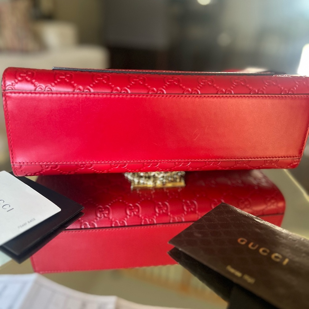 Authentic Gucci Medium Padlock Shoulder Bag. Orig… - image 5